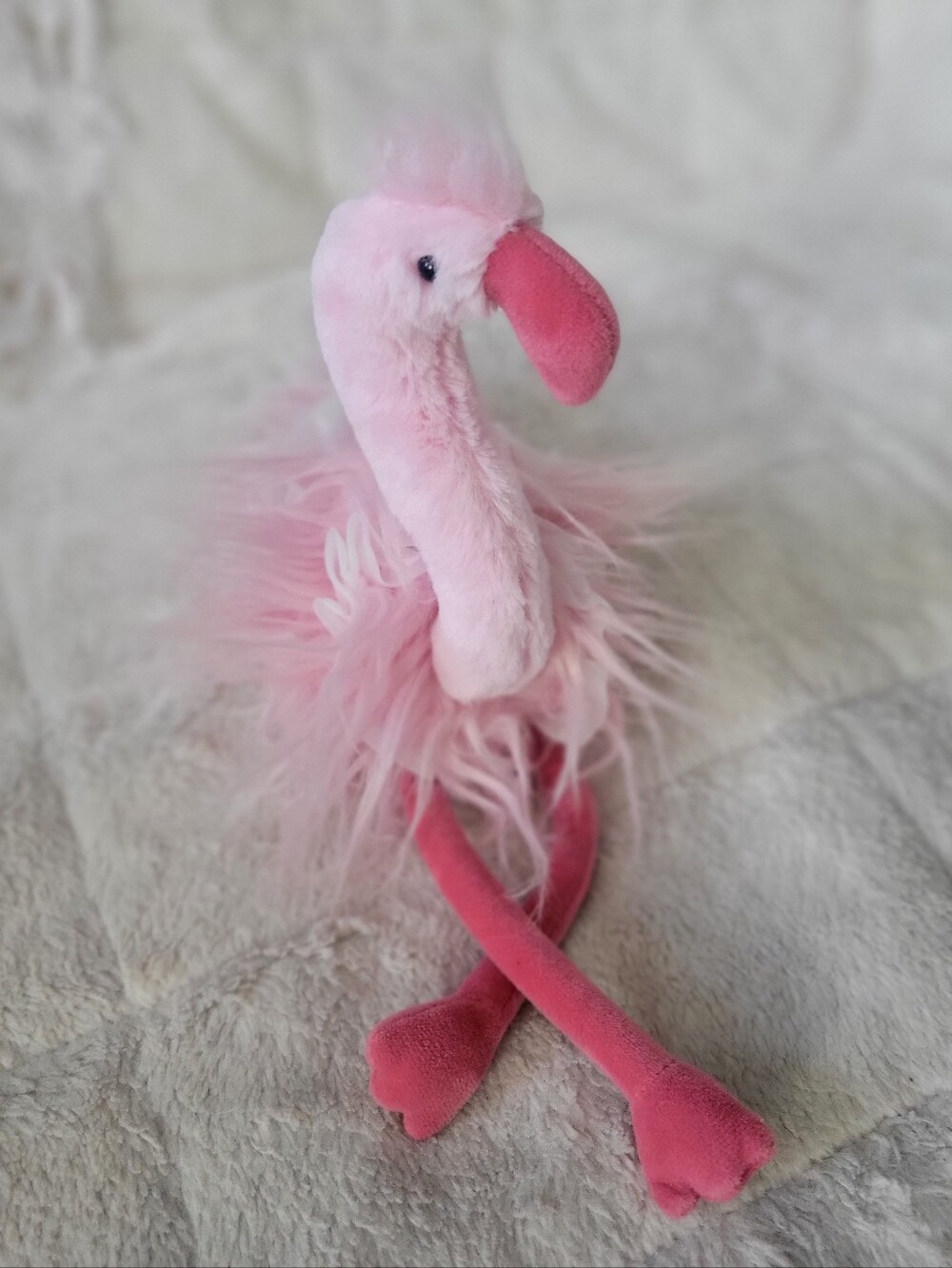 Jellycat Pink Feathered Flamingo Plush
